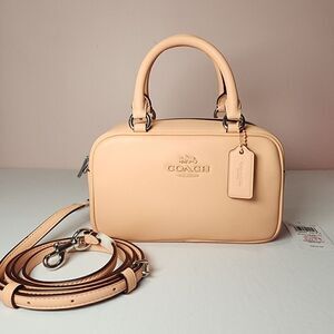 NWT Coach CT776 Satchel Crossbody In Faded Blush